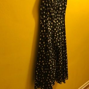 Black & white polka dot summer dress